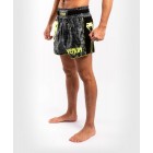 Муай Тай Шорти - Venum Giant Camo Muay Thai Shorts -Black/Yellow​